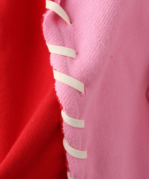 DISCOVERED(ディスカバード)の「PLEASURES x DISCOVERED DOUBLE LAYERED HOODIE(パーカー・メンズ・ブルー/ブラック/ピンク/ホワイト・FREE)」の12枚目の写真