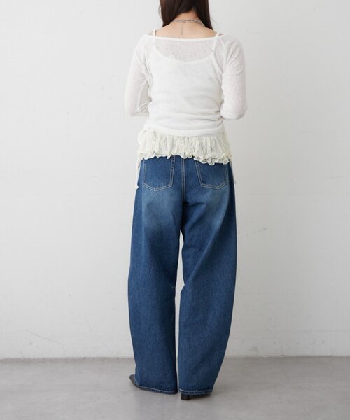 Remind me and forever(リマインドミーアンドフォーエバー)の「【SET】ギャザープルオーバー+フリルキャミ(Tシャツ/カットソー・レディース・ブラウン/チャコールグレー/アイボリー・FREE)」の19枚目の写真