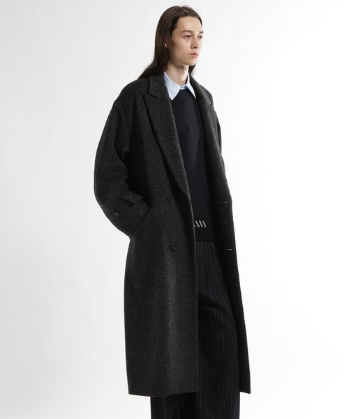 HARE(ハレ)の「ハイウールダブルコート(HARE)(チェスターコート・メンズ・ブラック/グレー/ブルー/オレンジ系その他・SMALL/MEDIUM/LARGE)」の20枚目の写真