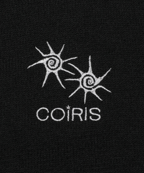 COIRIS(コイリス)の「トーベン Vネックカーディガン ユニセックス(カーディガン/ボレロ・レディース・ブラック・FREE)」の3枚目の写真