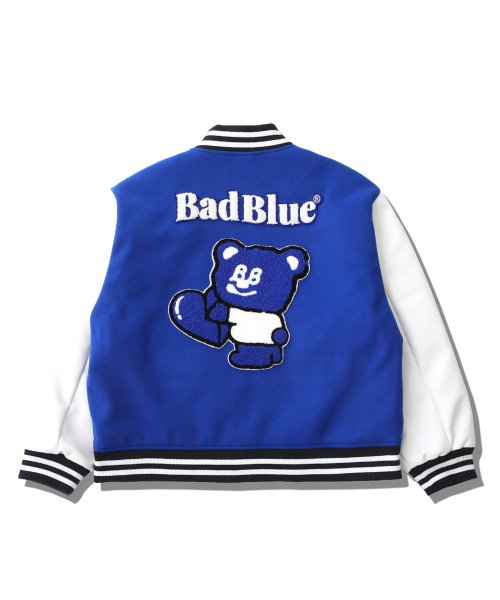 BadBlue(バッドブルー)の「BadBear Varsity Jacket(スタジャン・レディース・その他・1/2)」の2枚目の写真