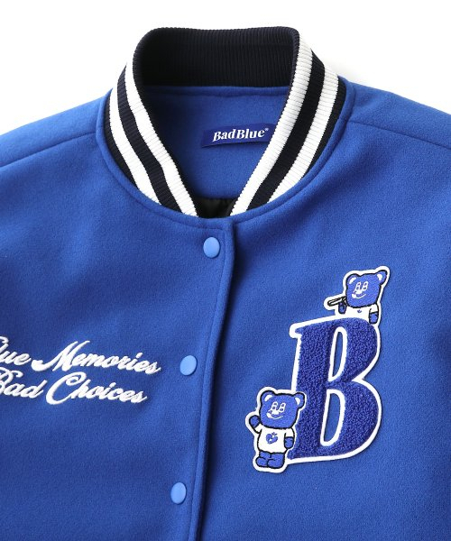 BadBlue(バッドブルー)の「BadBear Varsity Jacket(スタジャン・レディース・その他・1/2)」の9枚目の写真