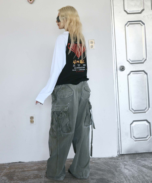 HIGHTIDEFRANKIE（ハイタイドフランキー）の「COSMIC GIRLS バンドラグランTシャツ ブラック（Tシャツ/カットソー・レディース・ブラック・FREE）」の10枚目の写真