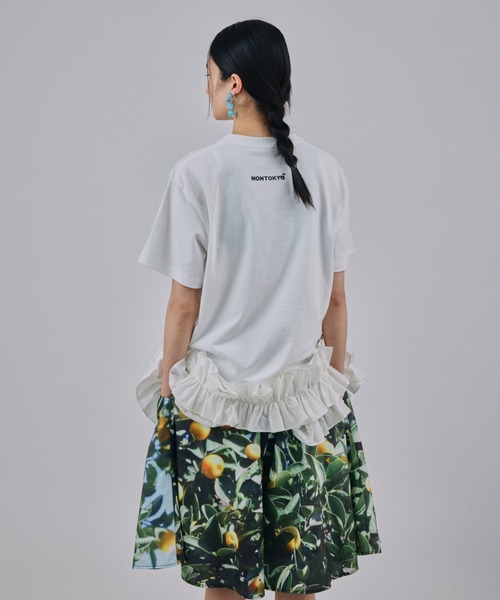 NON TOKYO(ノントーキョー)の「NON TOKYO/ノントーキョー/FRILL MESH TANK-TOPフリルメッシュタンクトップ(タンクトップ・レディース・ピンク/ブルー/ホワイト・F)」の9枚目の写真