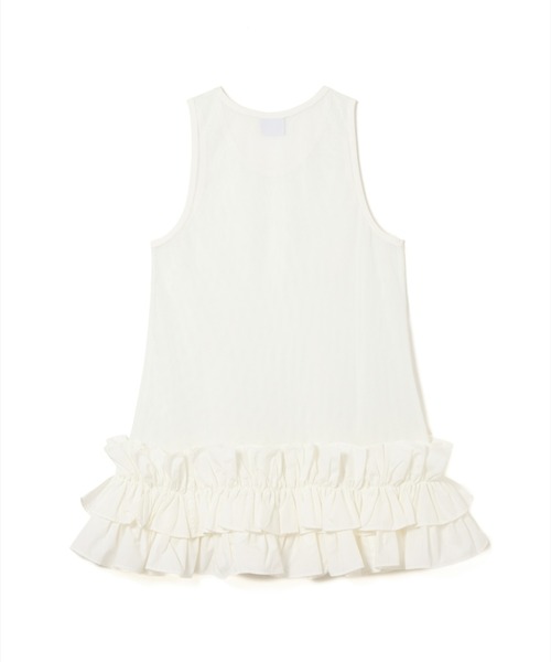 NON TOKYO(ノントーキョー)の「NON TOKYO/ノントーキョー/FRILL MESH TANK-TOPフリルメッシュタンクトップ(タンクトップ・レディース・ピンク/ブルー/ホワイト・F)」の11枚目の写真