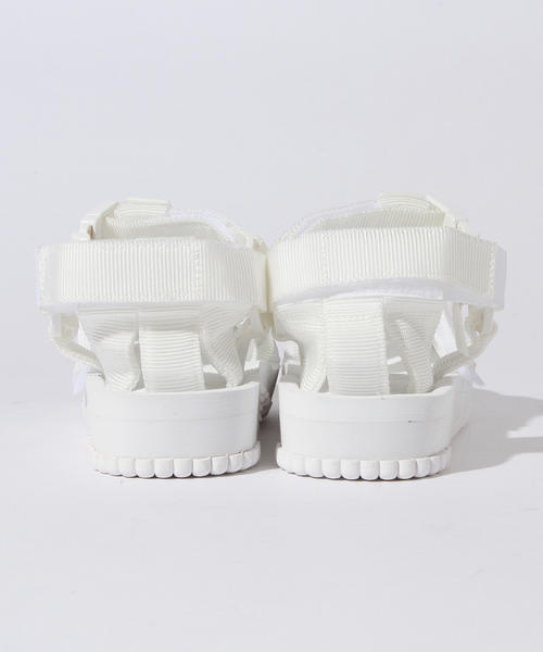 SHAKA（シャカ）の「SHAKA×ビーミング by ビームス / 40th別注 NEW HIKER（サンダル・レディース・ホワイト/ブラック・6/5）」の10枚目の写真