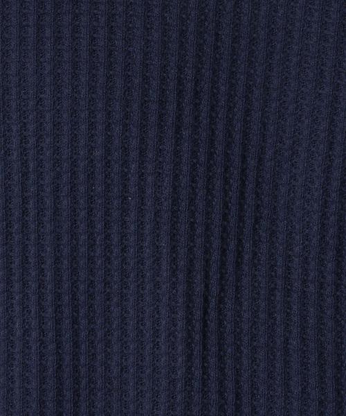 coen(コーエン)の「ワッフルロングスリーブカットソー(Tシャツ/カットソー・メンズ・ホワイト/ネイビー・LARGE/X-LARGE/SMALL/MEDIUM)」の9枚目の写真