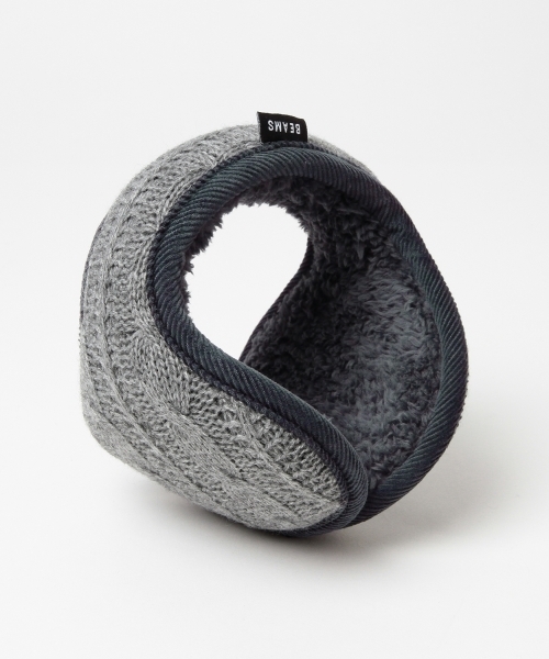 BEAMS（ビームス）の「BEAMS / ケーブル イヤーマフラー 16FW（イヤーマフ・メンズ・ネイビー/ブラック/グレー・ONE SIZE）」の14枚目の写真