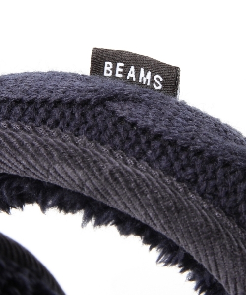 BEAMS（ビームス）の「BEAMS / ケーブル イヤーマフラー 16FW（イヤーマフ・メンズ・ネイビー/ブラック/グレー・ONE SIZE）」の9枚目の写真