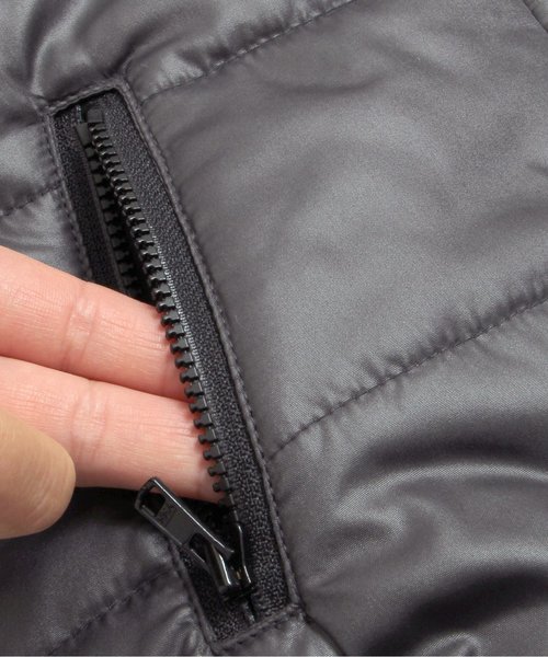 BREEZE（ブリーズ）の「デイリー中綿ジャンパー（ダウンジャケット/コート・キッズ・ネイビー/パープル/ブラック/ピンク・140/90/95/120/80/110/130/100）」の6枚目の写真