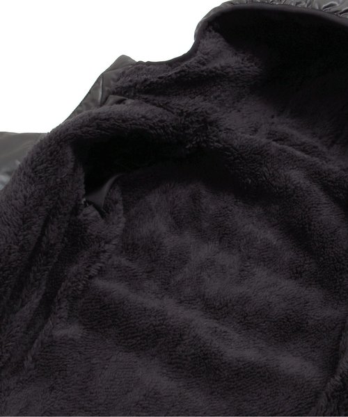 BREEZE（ブリーズ）の「デイリー中綿ジャンパー（ダウンジャケット/コート・キッズ・ネイビー/パープル/ブラック/ピンク・140/90/95/120/80/110/130/100）」の7枚目の写真