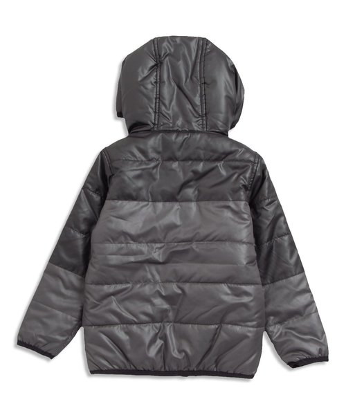 BREEZE（ブリーズ）の「デイリー中綿ジャンパー（ダウンジャケット/コート・キッズ・ネイビー/パープル/ブラック/ピンク・140/90/95/120/80/110/130/100）」の8枚目の写真