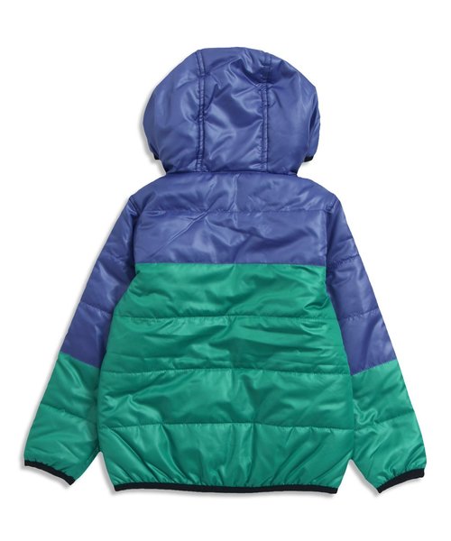 BREEZE（ブリーズ）の「デイリー中綿ジャンパー（ダウンジャケット/コート・キッズ・ネイビー/パープル/ブラック/ピンク・140/90/95/120/80/110/130/100）」の12枚目の写真