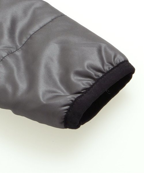 BREEZE（ブリーズ）の「デイリー中綿ジャンパー（ダウンジャケット/コート・キッズ・ネイビー/パープル/ブラック/ピンク・140/90/95/120/80/110/130/100）」の15枚目の写真