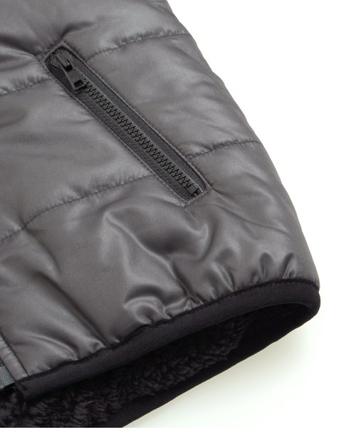 BREEZE（ブリーズ）の「デイリー中綿ジャンパー（ダウンジャケット/コート・キッズ・ネイビー/パープル/ブラック/ピンク・140/90/95/120/80/110/130/100）」の16枚目の写真