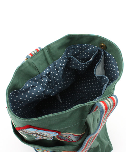 Cath Kidston（キャスキッドソン）の「WASHED MESSENGER BADGES