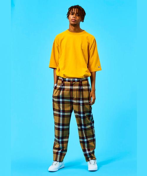 Champion（チャンピオン）の「＜Champion × monkey time＞ REVERSE WEAVE TEE/Tシャツ ◆（Tシャツ/カットソー・メンズ・ホワイト/ブラック/ネイビー/ターコイズブルー/シャーベット/レッド/イエロー/ライトピンク・LARGE/MEDIUM/X-LARGE/SMALL）」の22枚目の写真