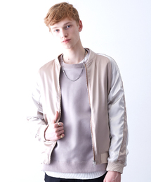 STUDIOUS | 【STUDIOUS】トリアセテートサテンスカジャン(ブルゾン)