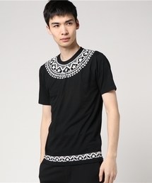 VENCEEXCHANGE | 天竺球心星プリントCN半袖Ｔ      (Tシャツ/カットソー)