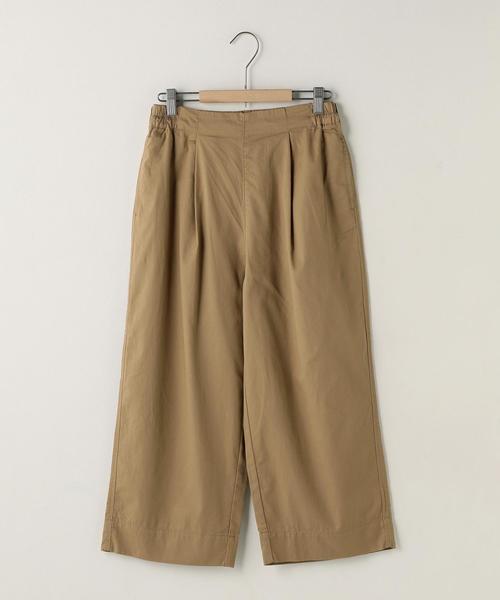 coen（コーエン）の「イージーチノワイドパンツ（チノパンツ・レディース・オリーブ/ネイビー/ブラウン/ベージュ・LARGE/MEDIUM）」の2枚目の写真