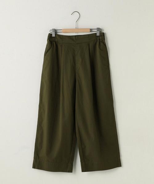 coen（コーエン）の「イージーチノワイドパンツ（チノパンツ・レディース・オリーブ/ネイビー/ブラウン/ベージュ・LARGE/MEDIUM）」の3枚目の写真