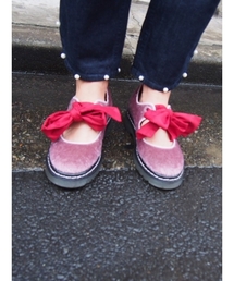 merry jenny | ハラコライクbigリボンシューズ(その他シューズ)