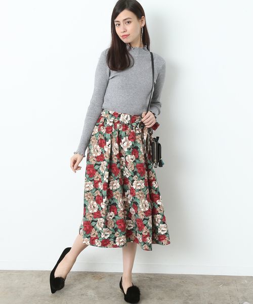 VIS（ビス）の「【静電気防止】リブハイネックプルオーバー（ニット/セーター・レディース・ホワイト/オフホワイト/ブラック/ライトグレー/サックスブルー/ピンク系その他・FREE）」の16枚目の写真