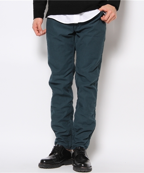 JOURNAL STANDARD（ジャーナルスタンダード）の「☆☆バックサテンピーチロールアップパンツ（その他パンツ・メンズ・ネイビー/ベージュ/スカイブルー/キャメル・MEDIUM/SMALL/LARGE）」の3枚目の写真