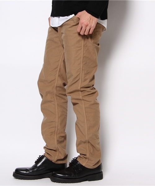 JOURNAL STANDARD（ジャーナルスタンダード）の「☆☆バックサテンピーチロールアップパンツ（その他パンツ・メンズ・ネイビー/ベージュ/スカイブルー/キャメル・MEDIUM/SMALL/LARGE）」の5枚目の写真