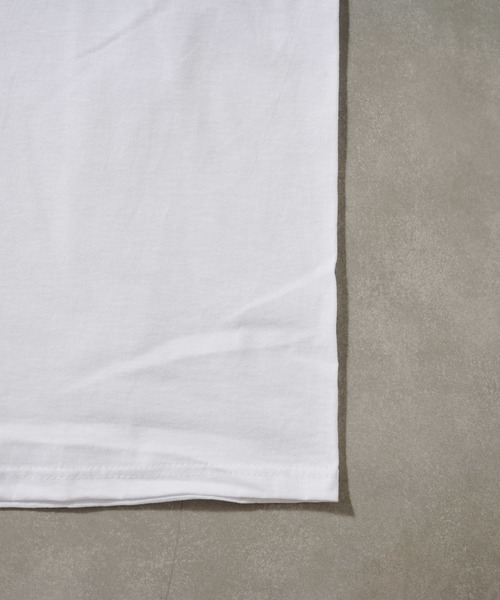 WHO'S WHO gallery（フーズフーギャラリー）の「BOOGIE BACK ロシア刺繍ロゴTEE（Tシャツ/カットソー・メンズ・ホワイト/ブラック/ネイビー/オリーブ・LARGE/MEDIUM/SMALL/X-LARGE）」の8枚目の写真