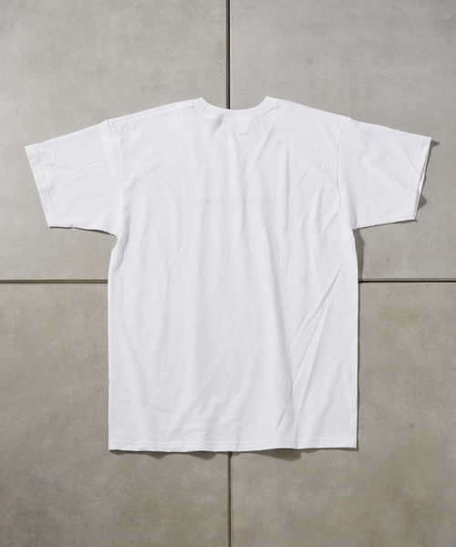 WHO'S WHO gallery（フーズフーギャラリー）の「BOOGIE BACK ロシア刺繍ロゴTEE（Tシャツ/カットソー・メンズ・ホワイト/ブラック/ネイビー/オリーブ・LARGE/MEDIUM/SMALL/X-LARGE）」の9枚目の写真