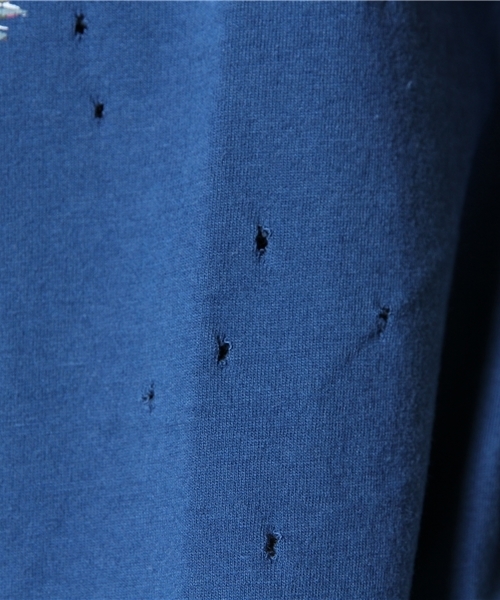 Kastane（カスタネ）の「ハワイプリントTEE（Tシャツ/カットソー・レディース・オフホワイト/イエロー/ブルー・FREE）」の9枚目の写真