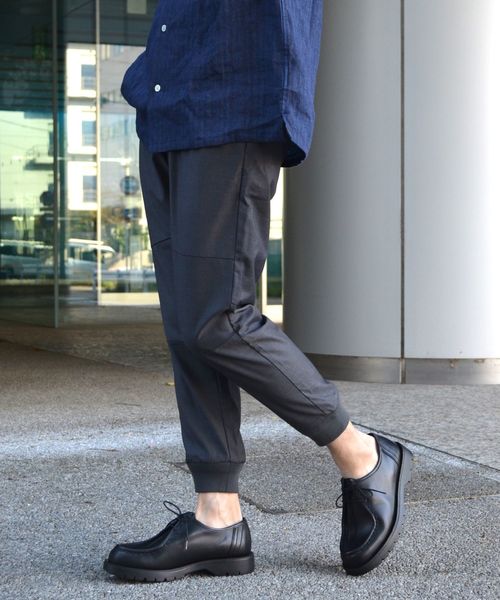 SHIPS（シップス）の「SU: T/R スリムジョガー 9分丈パンツ■（その他パンツ・メンズ・ブラック/ネイビー/グレー・LARGE/MEDIUM/SMALL/X-LARGE）」の6枚目の写真