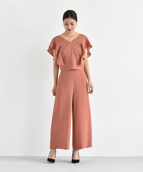 kaene（カエン）の「バックリボンセットアップ（つなぎ/オールインワン・レディース・ブラック/グレー/ダークオレンジ/グリーン/ネイビー・38/36）」の10枚目の写真