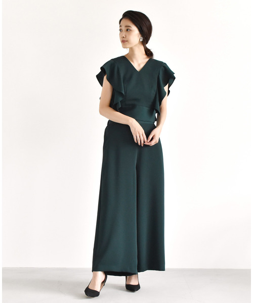 kaene（カエン）の「バックリボンセットアップ（つなぎ/オールインワン・レディース・ブラック/グレー/ダークオレンジ/グリーン/ネイビー・38/36）」の11枚目の写真