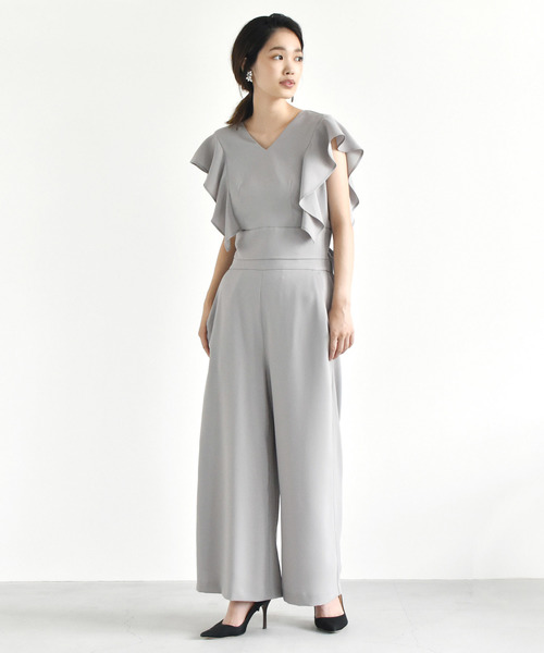 kaene（カエン）の「バックリボンセットアップ（つなぎ/オールインワン・レディース・ブラック/グレー/ダークオレンジ/グリーン/ネイビー・38/36）」の13枚目の写真