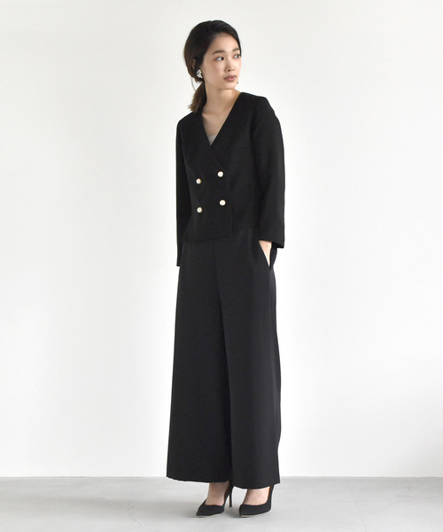 kaene（カエン）の「バックリボンセットアップ（つなぎ/オールインワン・レディース・ブラック/グレー/ダークオレンジ/グリーン/ネイビー・38/36）」の22枚目の写真