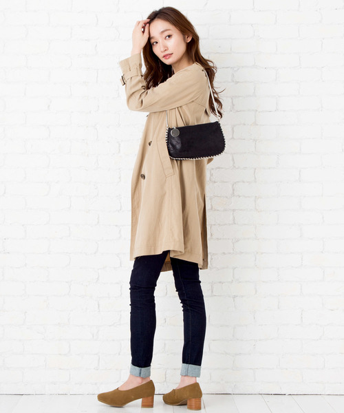 florist（フローリスト）の「【3way】チェーントリミングポーチバッグ（ショルダーバッグ・レディース・ホワイト/ブラック/シルバー・FREE）」の5枚目の写真