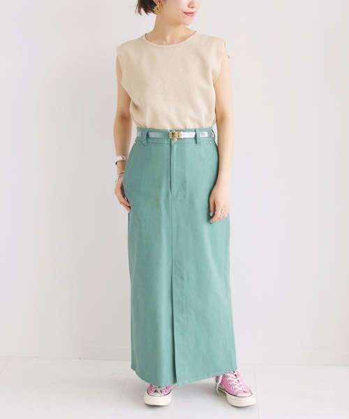 SLOBE citron.(スローブシトロン)の「SLOBE citron.ラメ裏毛プルオーバー◆(Tシャツ/カットソー・レディース・シルバー/ゴールド・FREE)」の5枚目の写真