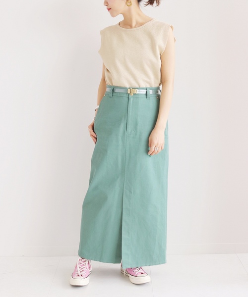 SLOBE citron.(スローブシトロン)の「SLOBE citron.ラメ裏毛プルオーバー◆(Tシャツ/カットソー・レディース・シルバー/ゴールド・FREE)」の6枚目の写真