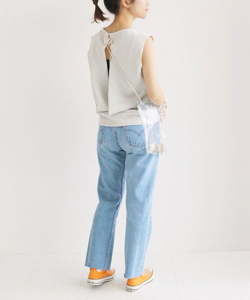 SLOBE citron.(スローブシトロン)の「SLOBE citron.ラメ裏毛プルオーバー◆(Tシャツ/カットソー・レディース・シルバー/ゴールド・FREE)」の8枚目の写真