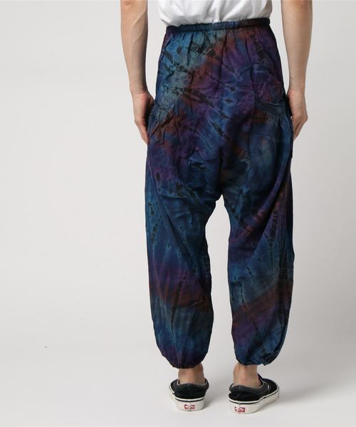 チャイハネ（チャイハネ）の「【チャイハネ】タイダイMEN'Sサルエルパンツ（その他パンツ・メンズ・ホワイト/ブルー/ブラウン・FREE）」の5枚目の写真