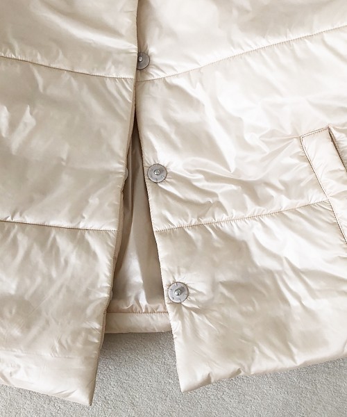 TODAYFUL（トゥデイフル）の「コクーンベッティングジャケット（ミリタリージャケット・レディース・ブラック/クリーム・36inch/38inch）」の14枚目の写真