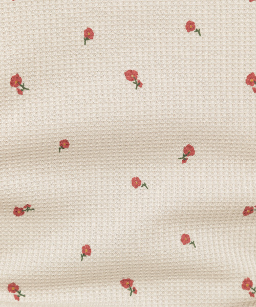 apres jour(アプレジュール)の「花柄ワッフルTシャツ【ZOZOTOWN限定アイテム】(Tシャツ/カットソー・レディース・ベージュ/オフホワイト・フリー)」の20枚目の写真
