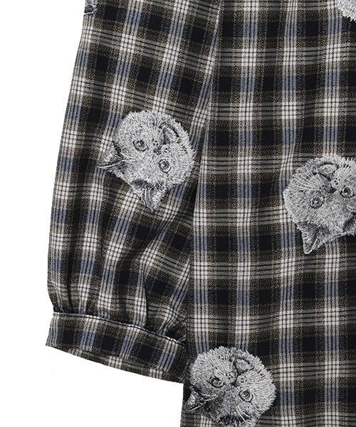 Candy Stripper（キャンディストリッパー）の「GROOOOMY KITTEN ワンピース（ワンピース・レディース・ブラウン/ネイビー・1/2）」の8枚目の写真