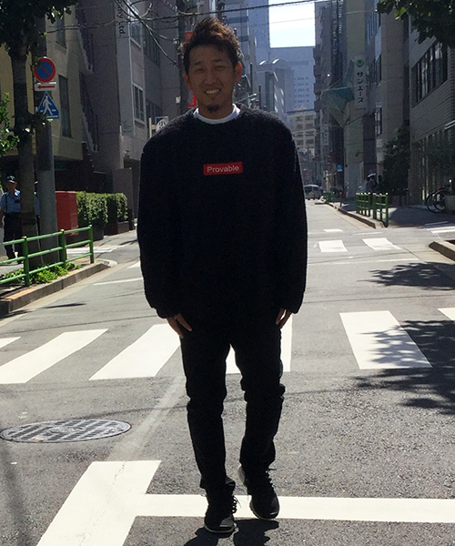 VENCEEXCHANGE（ヴァンスエクスチェンジ）の「ソフトボアクルーネックプルオーバー（ニット/セーター・メンズ・ブラック/オフホワイト・MEDIUM/LARGE）」の12枚目の写真