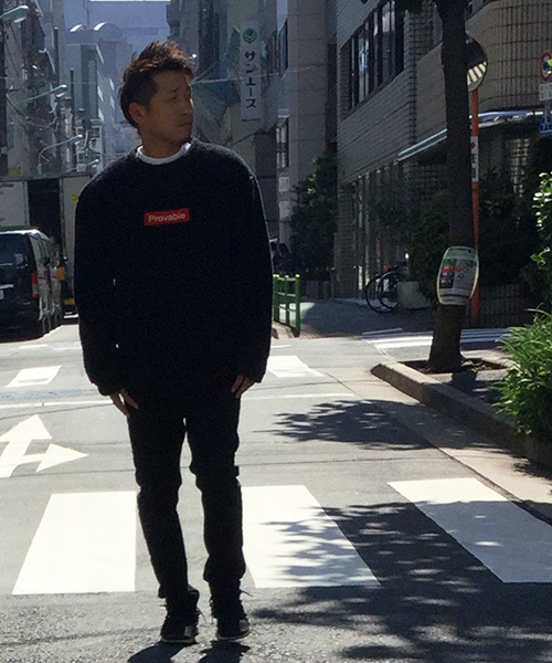 VENCEEXCHANGE（ヴァンスエクスチェンジ）の「ソフトボアクルーネックプルオーバー（ニット/セーター・メンズ・ブラック/オフホワイト・MEDIUM/LARGE）」の13枚目の写真