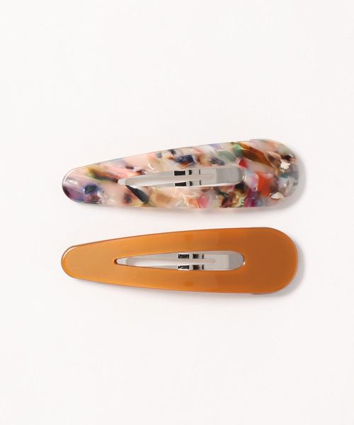 LOWRYS FARM（ローリーズファーム）の「ＳＥＴパッチンヘアピン　815307（ヘアピン・レディース・ベージュ/グリーン/ブラウン/オフホワイト/ブルー/ブラウン系その他/ブラック系その他/その他/アイボリー/ブラウン系その他2/キャメル/ベージュ系その他/その他4/その他1/イエロー系その他/ブラウン系その他5/オレンジ/グレー/モカ・FREE）」の3枚目の写真