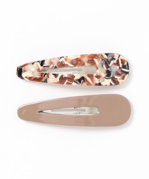 LOWRYS FARM（ローリーズファーム）の「ＳＥＴパッチンヘアピン　815307（ヘアピン・レディース・ベージュ/グリーン/ブラウン/オフホワイト/ブルー/ブラウン系その他/ブラック系その他/その他/アイボリー/ブラウン系その他2/キャメル/ベージュ系その他/その他4/その他1/イエロー系その他/ブラウン系その他5/オレンジ/グレー/モカ・FREE）」の4枚目の写真