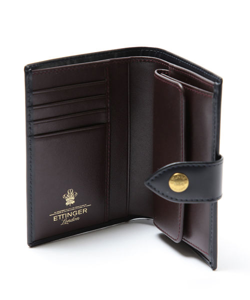ETTINGER（エッティンガー）の「ETTINGER / 別注 2トーンウォレット（財布・メンズ・ブラック/ダークブラウン/ネイビー/グリーン・ONE SIZE）」の8枚目の写真
